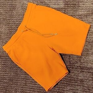 ASOS Orange Drawstring Sweat Shorts Size Medium